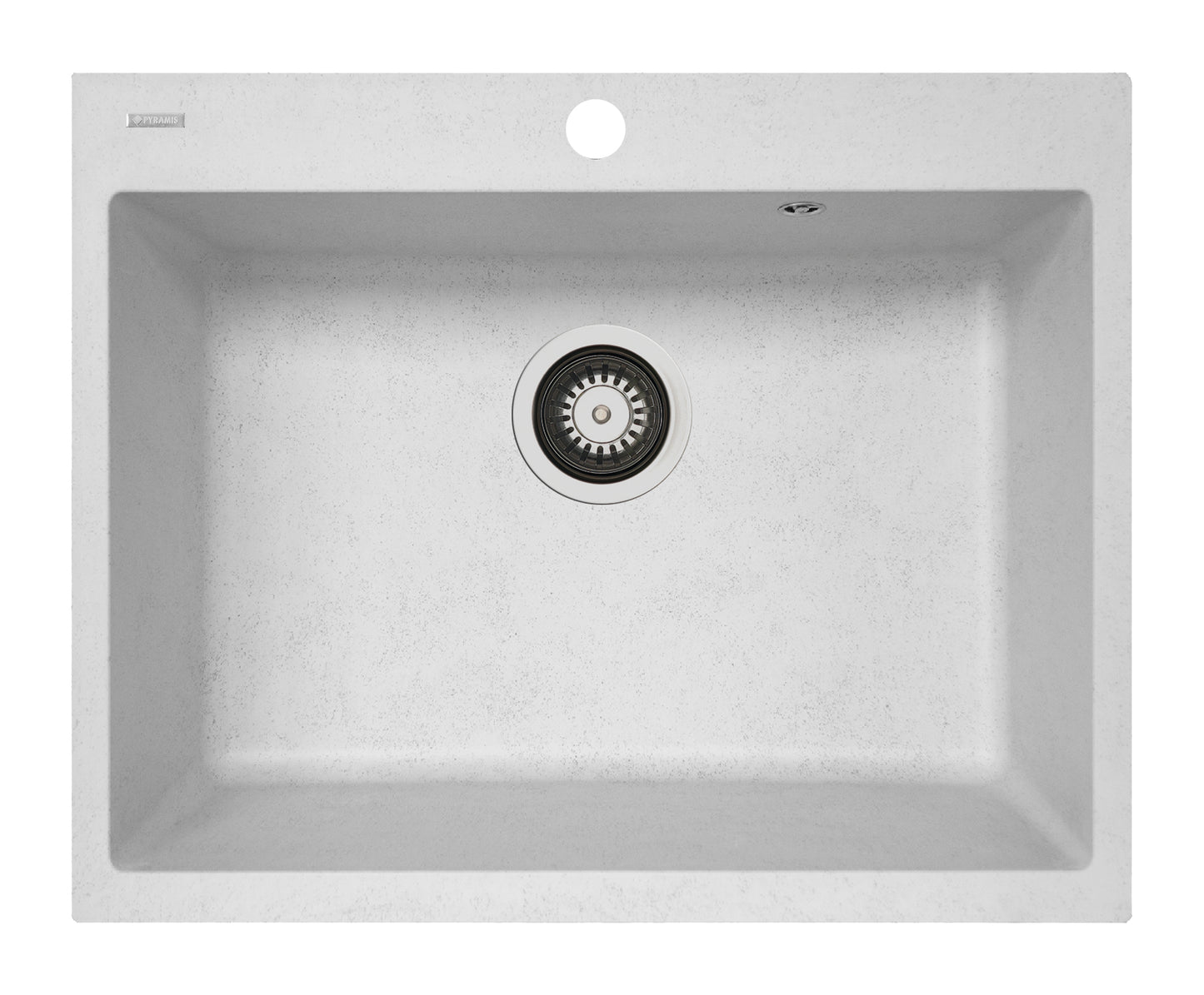 Chiuveta soft compozit Pyramis SQUARE 60x50cm, montaj pe blat sau sub blat
