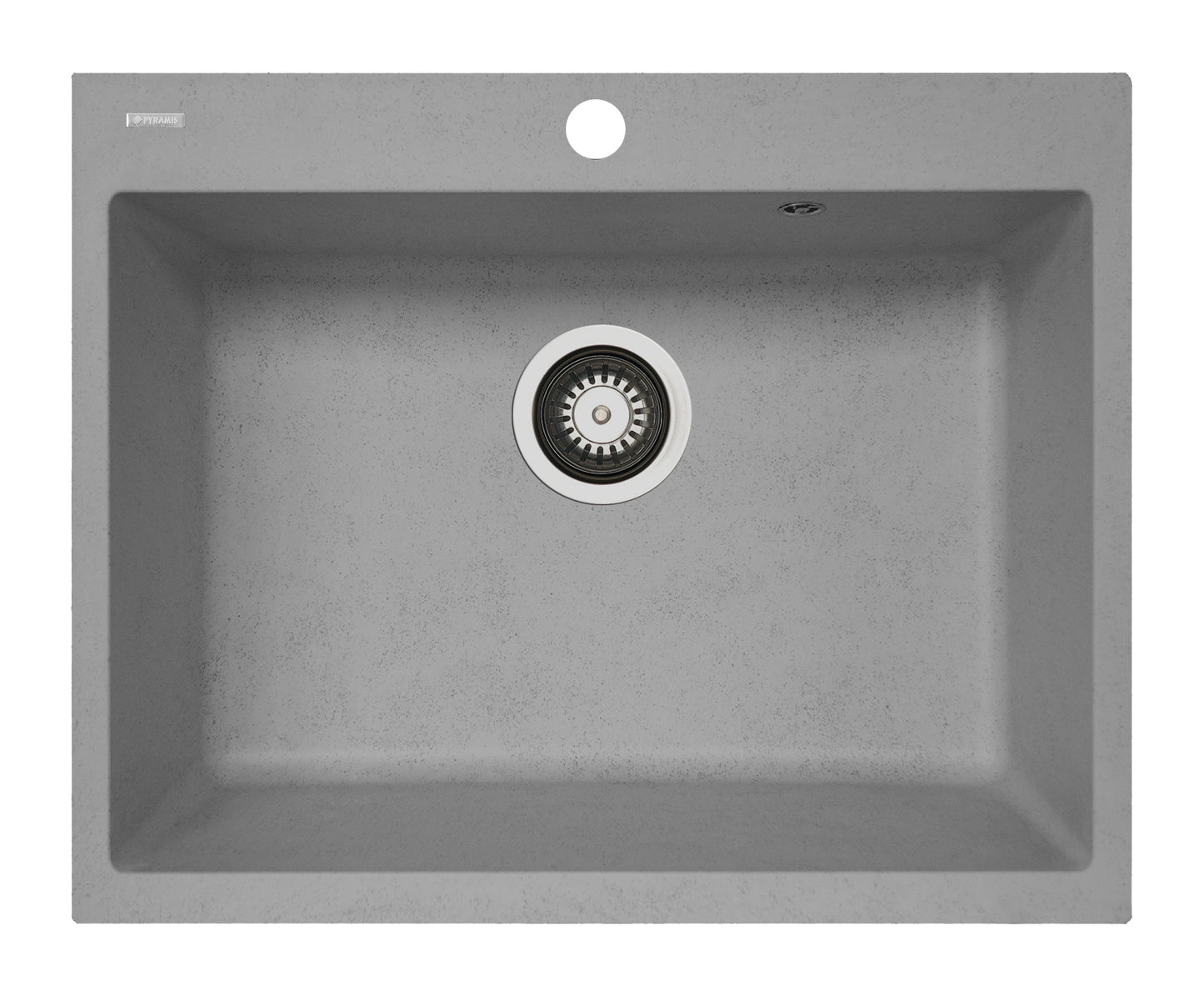 Chiuveta soft compozit Pyramis SQUARE 60x50cm, montaj pe blat sau sub blat