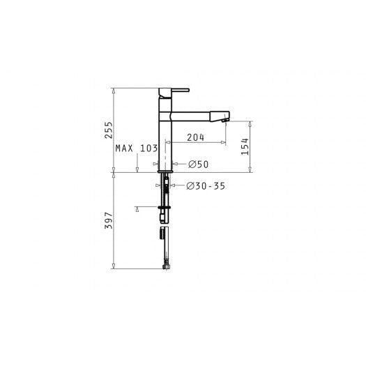 Baterie bucatarie Pyramis ROTA Crom - EpicHome