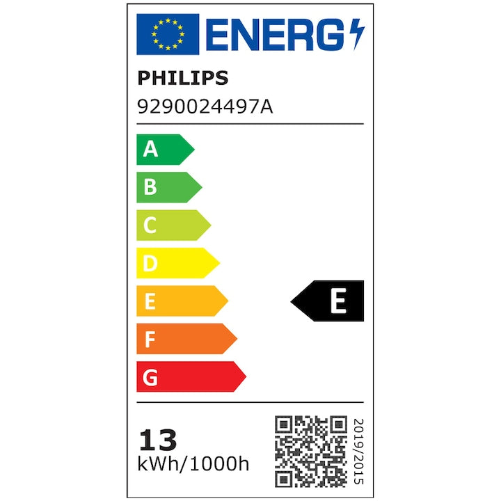 Bec LED RGB inteligent Philips Smart A67, Wi-Fi, Bluetooth, E27, 13W (100W), 1521 lm, lumina alba si colorata (2200-6500K) - EpicHome