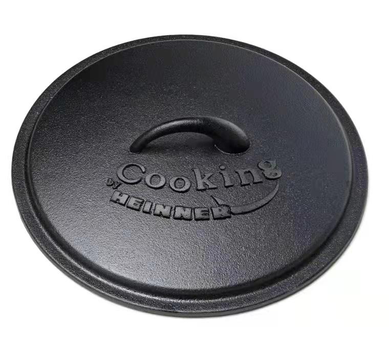 Ceaun cu capac de Fonta Pura, 25x10cm, 3.5L, Cooking By Heinner - EpicHome