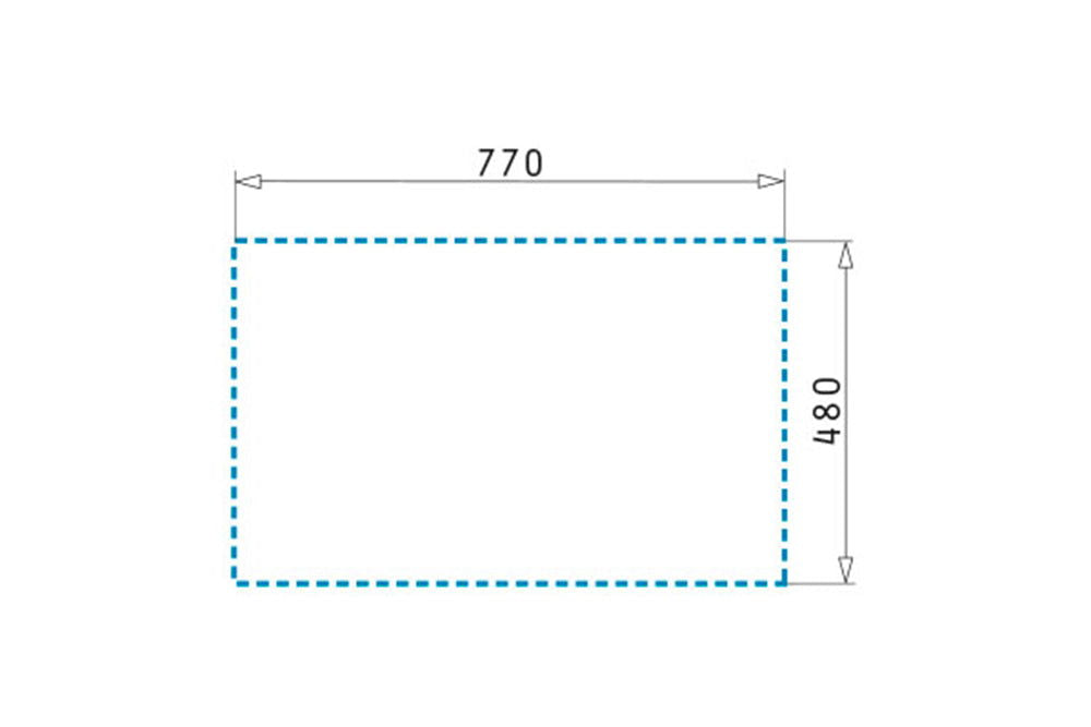 Chiuveta granit Pyramis KARTESIO 79x50cm - EpicHome