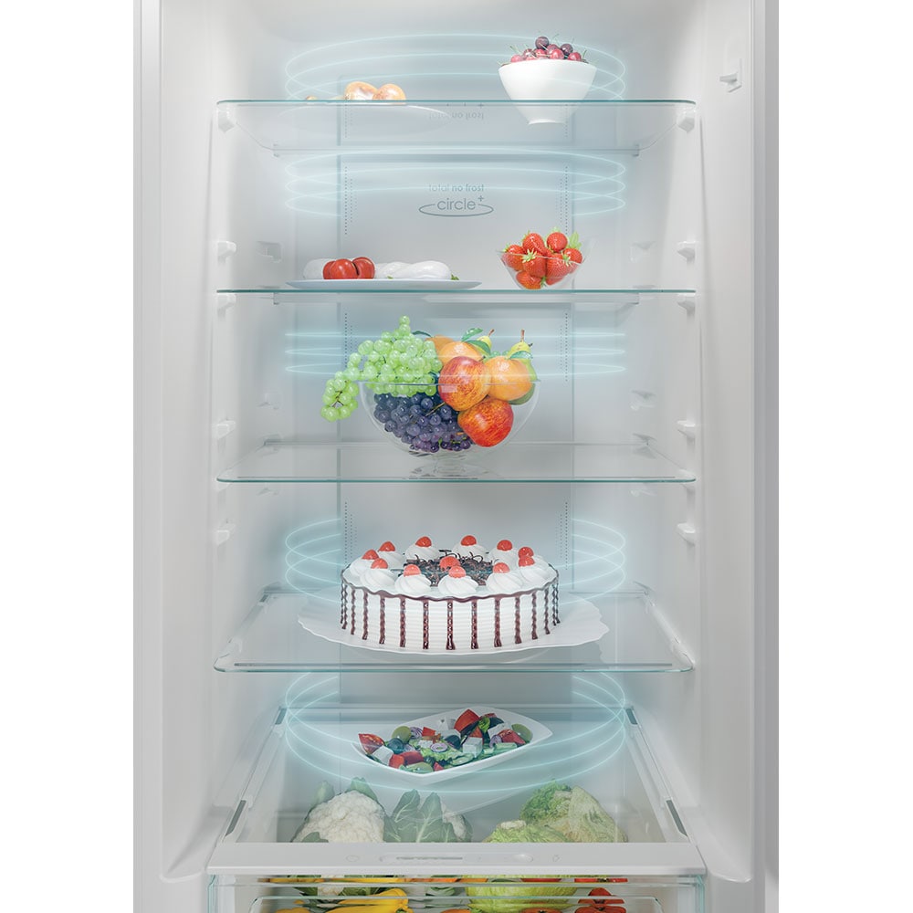 Combina frigorifica Candy CCE4T620ES, No Frost, 377 l, H 200 cm, Clasa E, Wi-Fi, argintiu - EpicHome