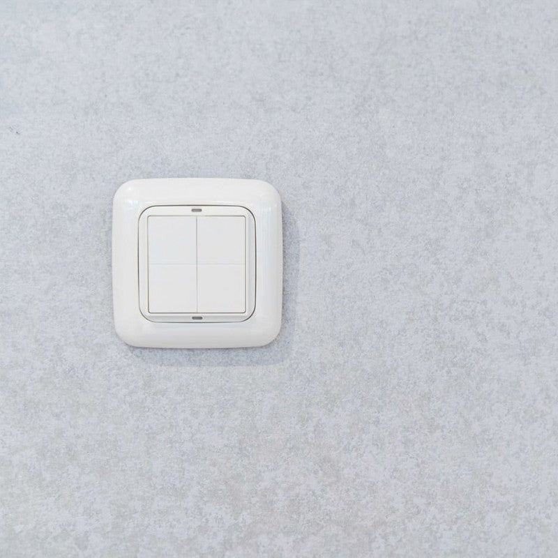 Comutator de perete Shelly BLU Wall Switch 4 + rama Busch-Jaeger - EpicHome