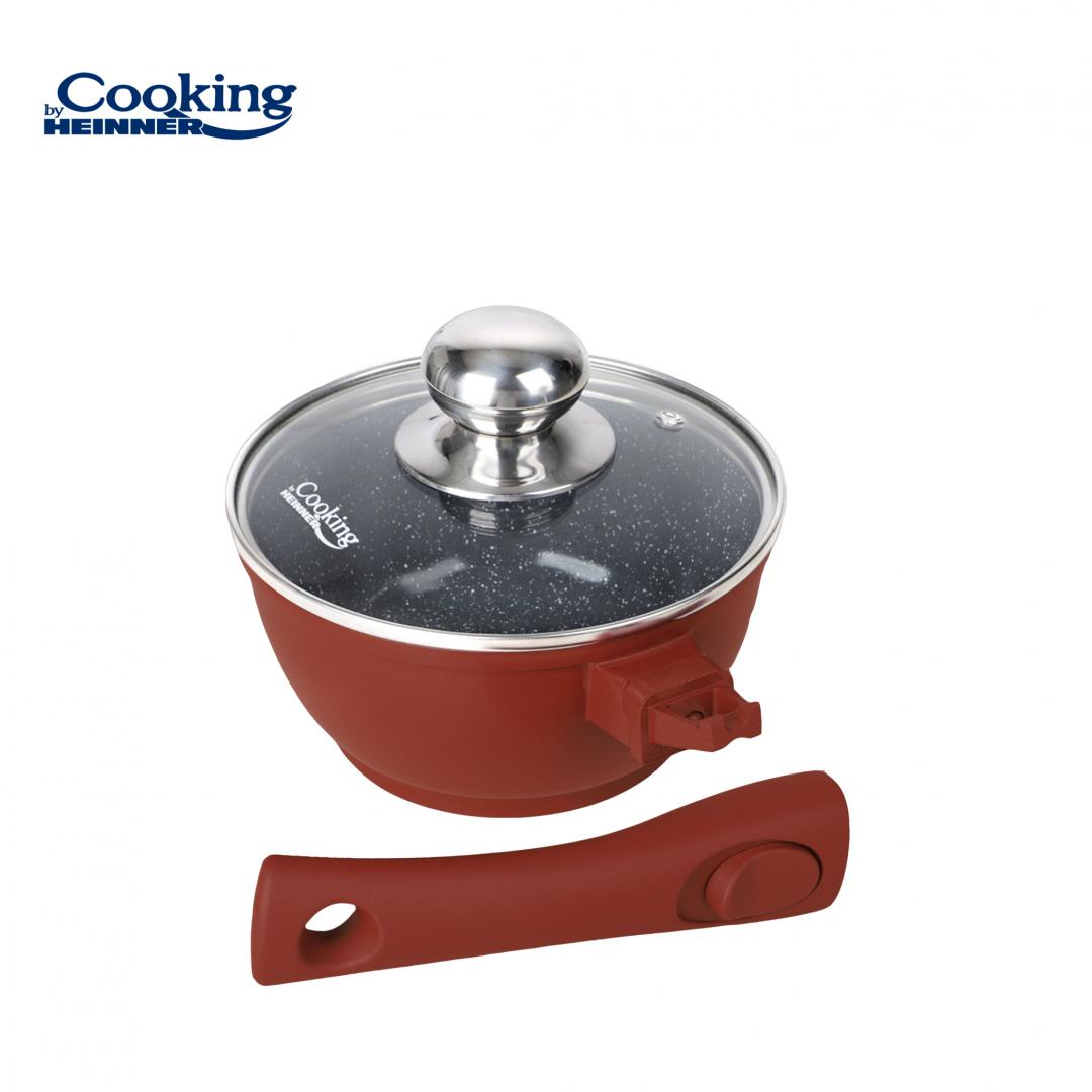 Cratita de Aluminiu cu capac 16x8cm, 1.3L, Calabria, Cooking By Heinner - EpicHome