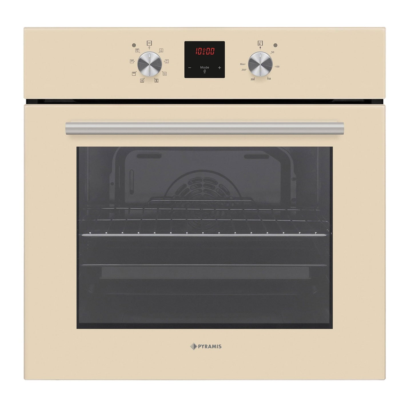 Cuptor electric Pyramis 60IN 20.10.20.30.50 Pearl Glass, 8 functii, clasa A, 69 litri, timer electronic, butoane rotative - EpicHome.ro