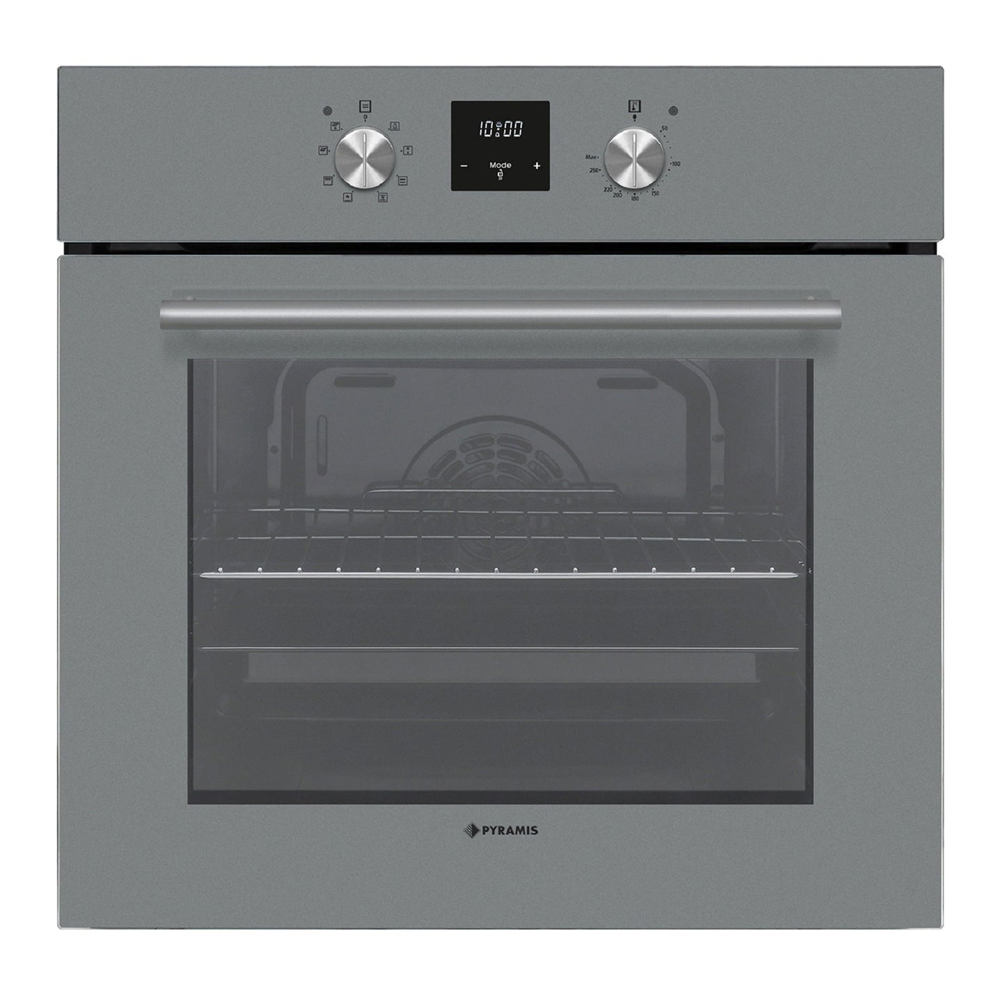 Cuptor electric Pyramis 60IN 20.10.20.30.50 Pearl Glass, 8 functii, clasa A, 69 litri, timer electronic, butoane rotative - EpicHome.ro