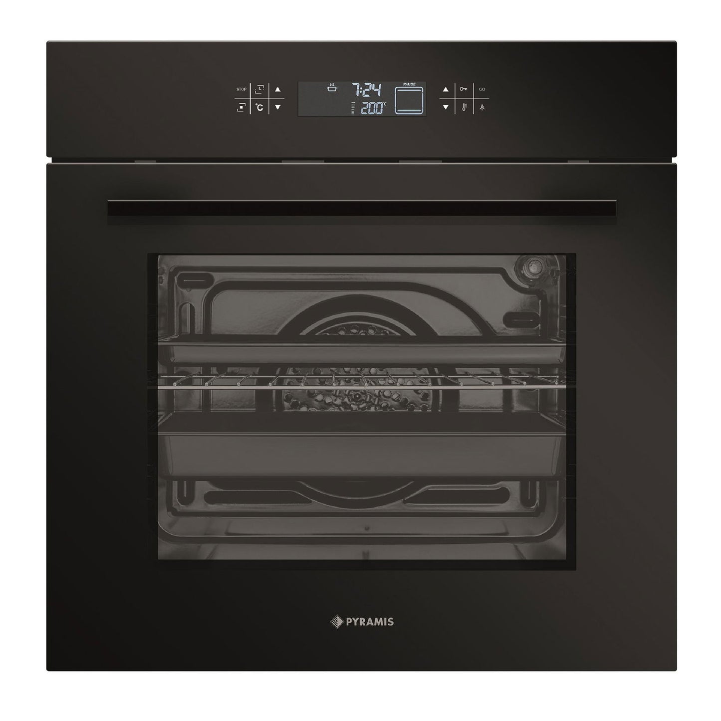 Cuptor electric Pyramis 731075 TC, 11 functii, clasa A, 73 litri, Soft Close, Cool touch, Full Touch Control - EpicHome.ro