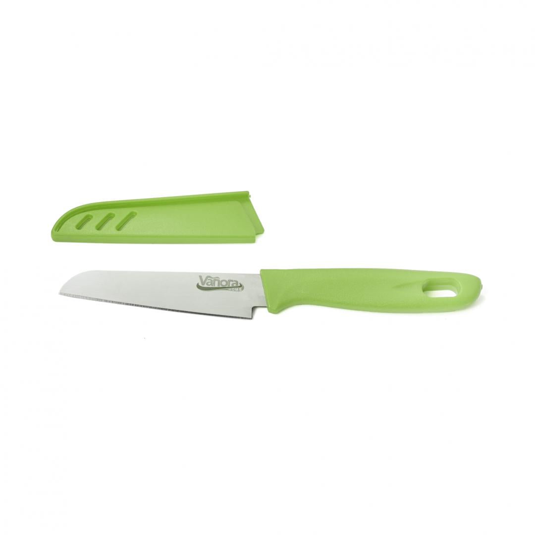 Cutit Cu Teaca 9.5 Cm, Verde - EpicHome