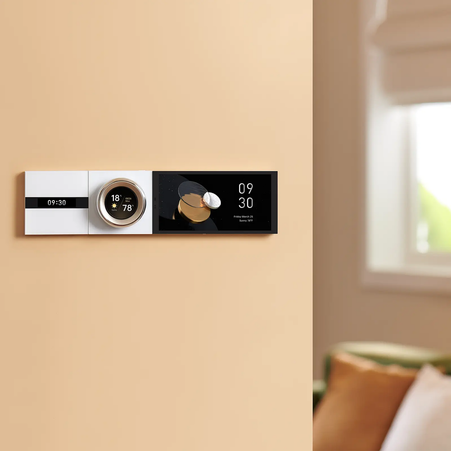 Intrerupator inteligent Aqara Display Switch V1, 2 canale, Zigbee - EpicHome