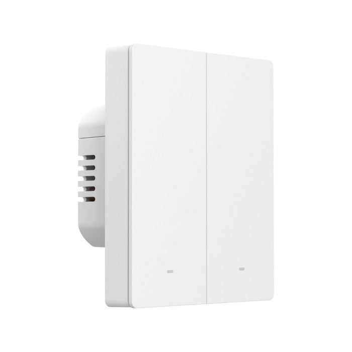 Întrerupător inteligent Sonoff M5-2C-80W, 2 canale, 10A, protocol Matter, Alb - EpicHome