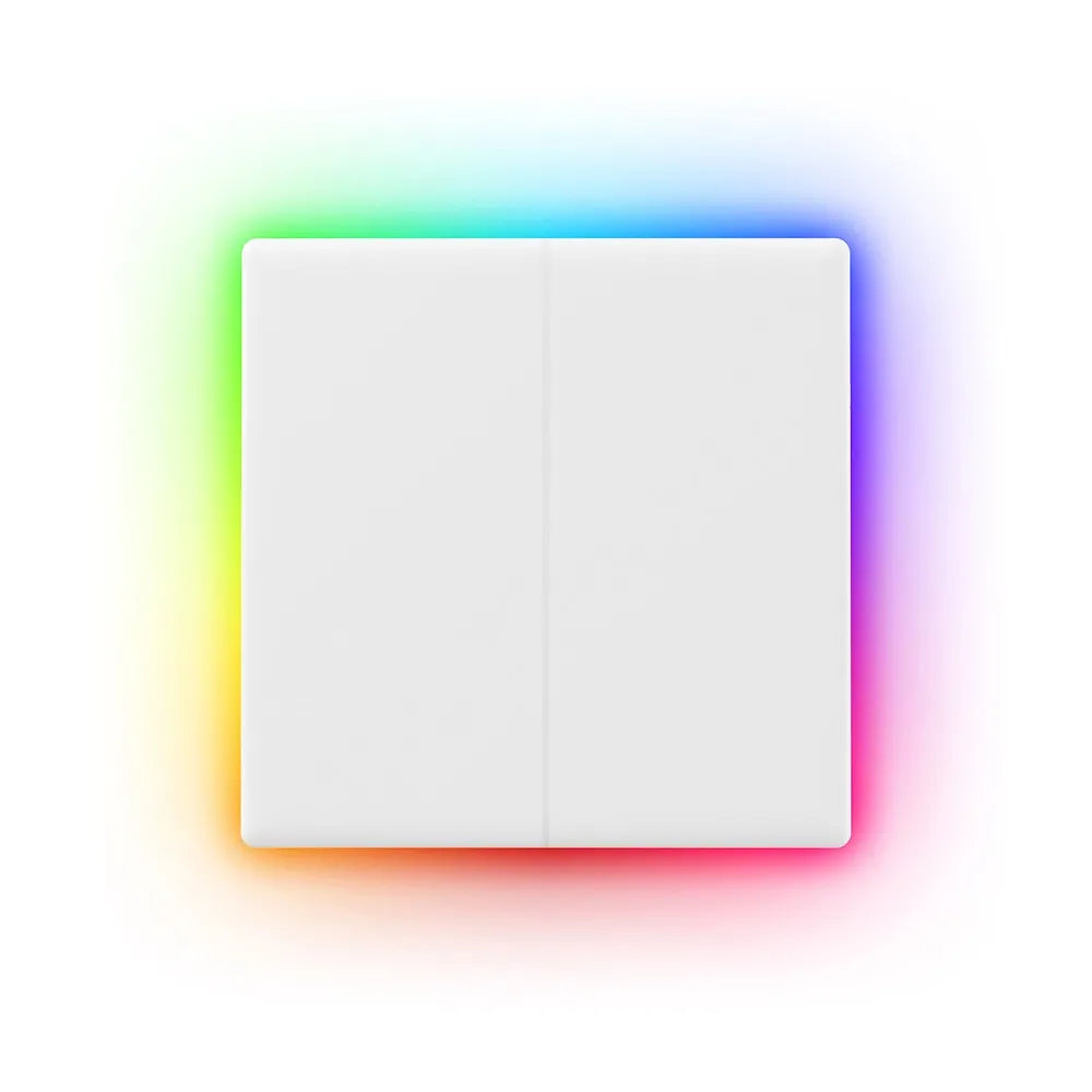 Intrerupator smart Sonoff T5-2C-86, Wireless cu full touch (2 canale), lumina LED 5A/1200W - EpicHome.ro