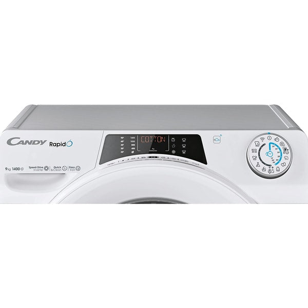 Masina de Spalat Candy RO 1496DWMT/1-S RapidO, 9kg, 1400, A, BPM, MPS, 6D, WiFi+BT, Steam, White+White+white ring - EpicHome