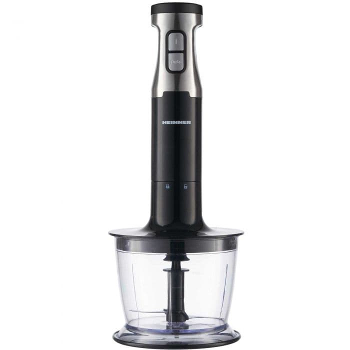Mixer vertical Heinner Infinitemix HB-1000XBK, 1000 W, 0.7 l, Viteza variabila + Turbo, Argintiu/Negru - EpicHome