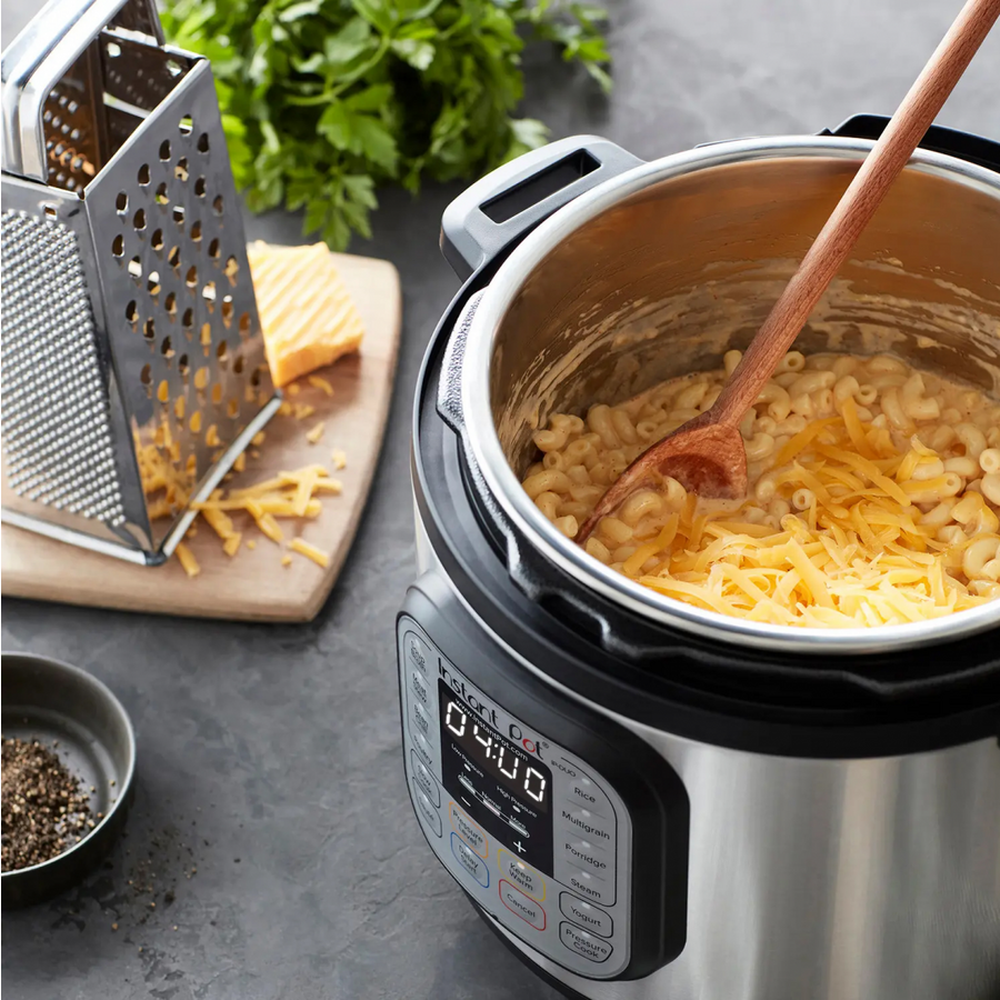 Multicooker Instant Pot Duo 6, 1000 W, 6 L, 13 programe presetate, Capac detasabil, Functie manuala, Argintiu/Negru - EpicHome