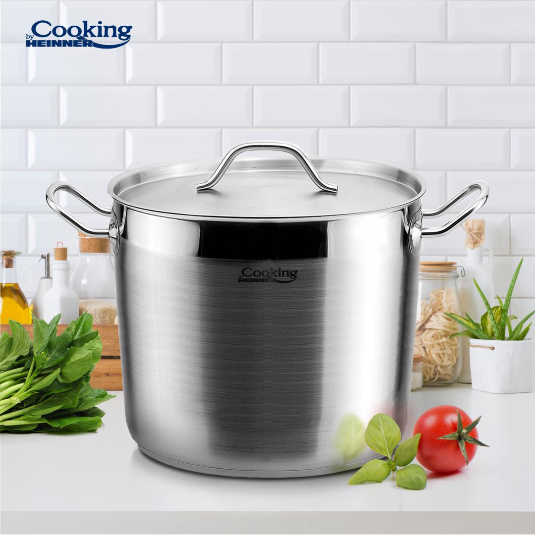 Oala+Capac Inox 20X16 Cm, 5L, Maestro, Cooking By Heinner - EpicHome