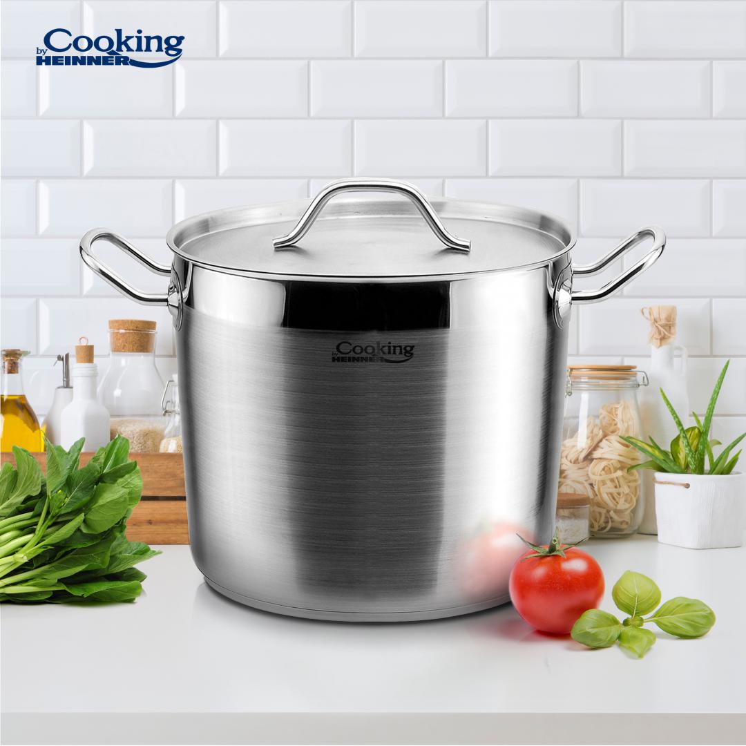Oala cu capac Inox 18x15cm, 3.5L, Maestro, Cooking By Heinner - EpicHome