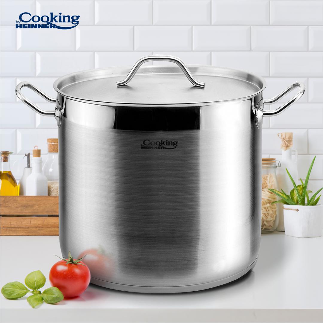 Oala cu capac Inox 30x23cm, 16L, Maestro, Cooking By Heinner - EpicHome