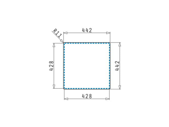 Set chiuveta patrata din inox Pyramis ASTRIS COLORA 40x40cm si baterie ECO BELLO - EpicHome.ro