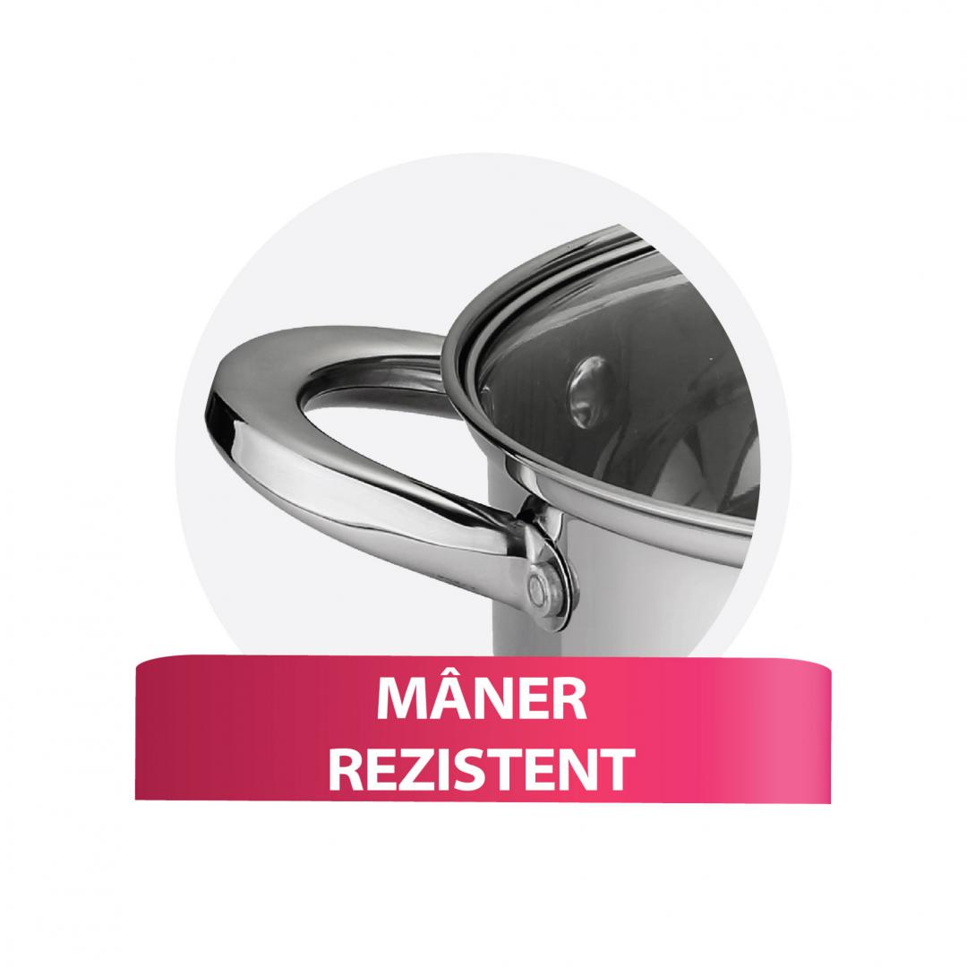 Set vase de gatit Inox 10 Piese, Madeline, Cooking By Heinner - EpicHome