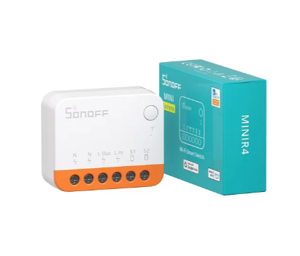 Releu Smart Sonoff MINIR4, WiFi, 10A, 1 canal