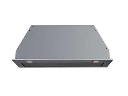Hota total incorporabila Pyramis Turbo ERN, 70 cm, 1 motor, 760m³h, electronic Soft Touch control, Timer