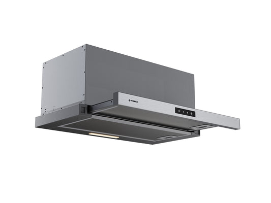 Hota telescopica Pyramis Turbo ERN 2056, Touch Control Display, putere de absorbtie 760mc/h, 1 motor turbo, 60cm