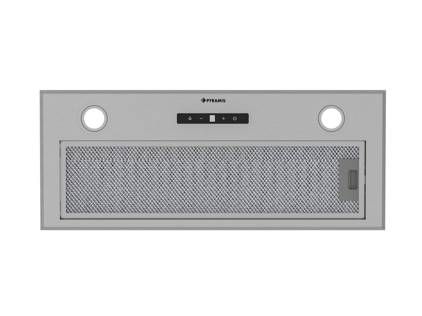 Hota total incorporabila Pyramis MD, 1 motor, putere de absorbtie maxima 618mc/h, 70cm, Touch control, finisaj inox