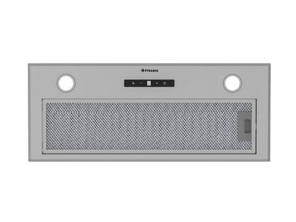 Hota total incorporabila Pyramis MD, 1 motor, putere de absorbtie maxima 618mc/h, 70cm, Touch control, finisaj inox