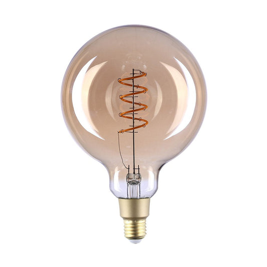 Bec inteligent Shelly Vintage G125, Dimmer, Wi-Fi, E27, 4W, 260 LM, control aplicatie, compatibil Amazon Alexa si Google Assistant - EpicHome