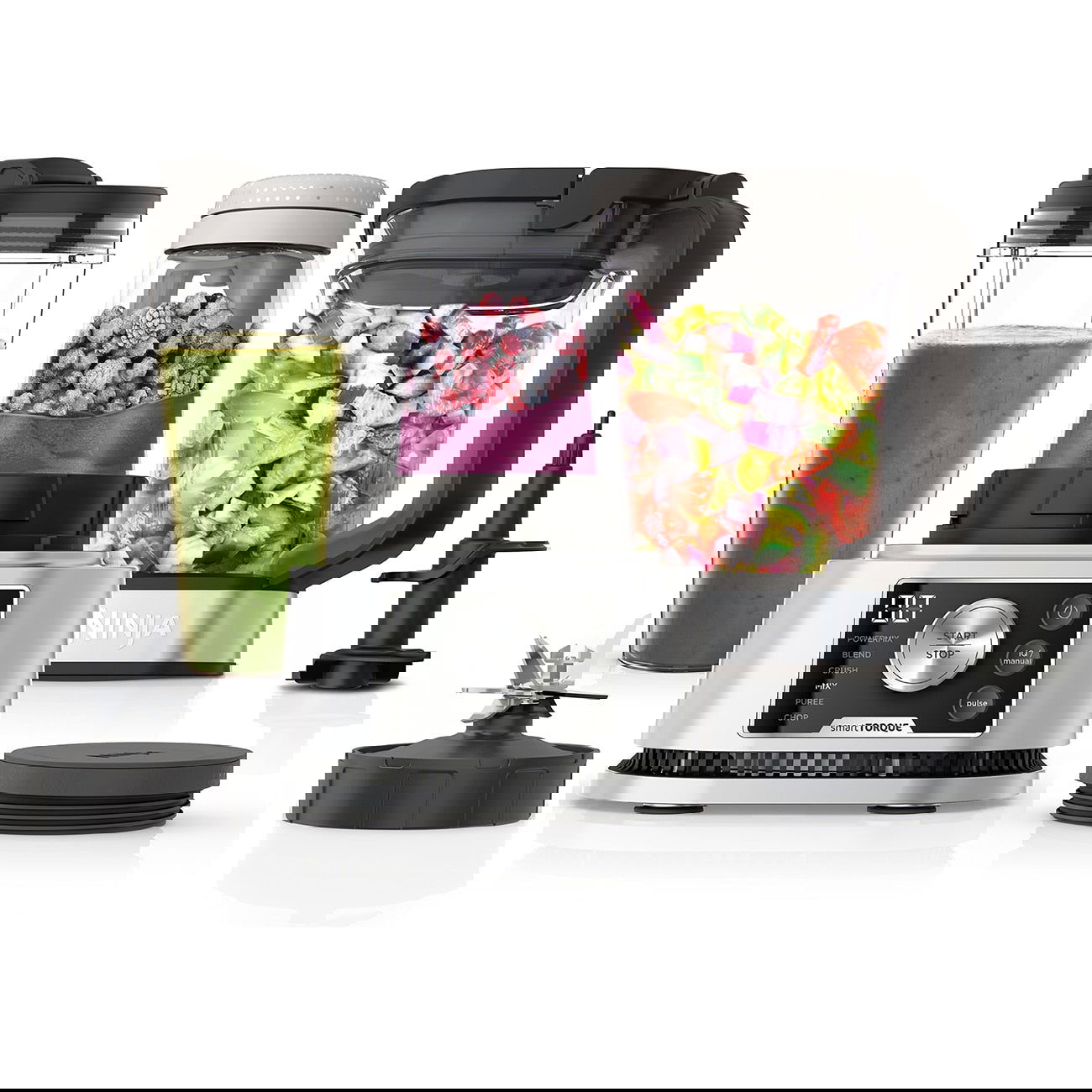 Blender Ninja Foodi Power Nutri 3-in-1, CB350EU, cu motor cu cuplu inteligent si 6 programe Auto-I - EpicHome