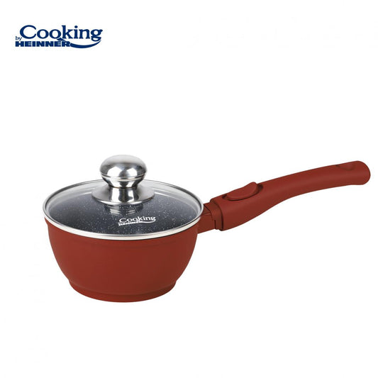 Caserola Aluminiu+Capac 16X8Cm, 1.3 L, Calabria, Cooking By Heinner - EpicHome