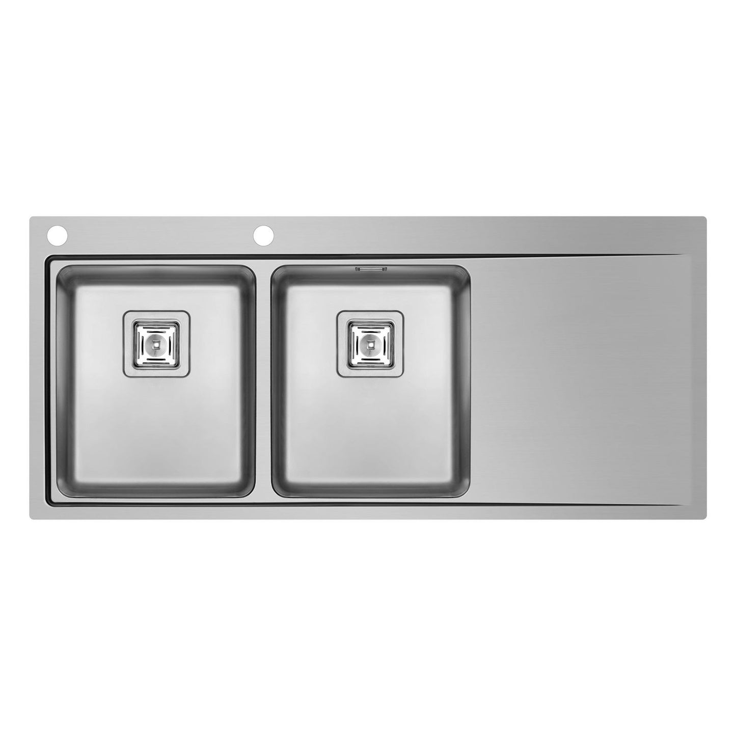 Chiuveta inox Pyramis OLYNTHOS 116x52 2B 1D - EpicHome.ro