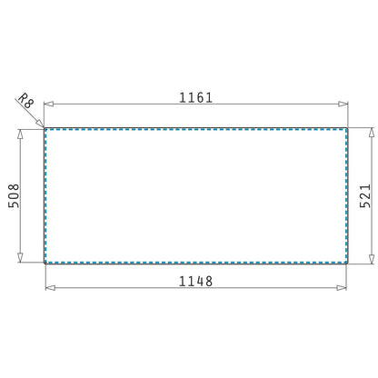 Chiuveta inox Pyramis OLYNTHOS 116x52 2B 1D - EpicHome.ro