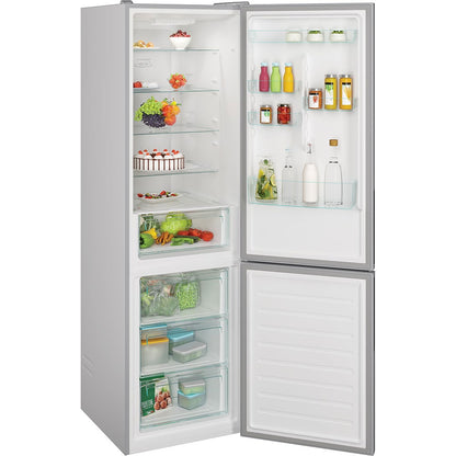 Combina frigorifica Candy CCE4T620ES, No Frost, 377 l, H 200 cm, Clasa E, Wi-Fi, argintiu - EpicHome