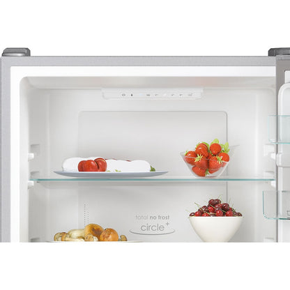 Combina frigorifica Candy CCE4T620ES, No Frost, 377 l, H 200 cm, Clasa E, Wi-Fi, argintiu - EpicHome