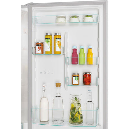 Combina frigorifica Candy CCE4T620ES, No Frost, 377 l, H 200 cm, Clasa E, Wi-Fi, argintiu - EpicHome