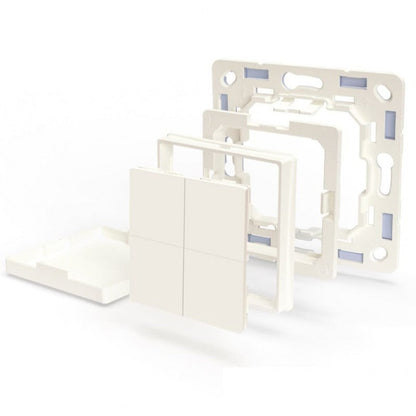 Comutator de perete Shelly BLU Wall Switch 4 + rama pentru cadre Legrand Shelly - EpicHome