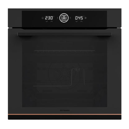 Cuptor electric Pyramis 60IN 2082 Copper Line Touch Black Glass Matt - EpicHome