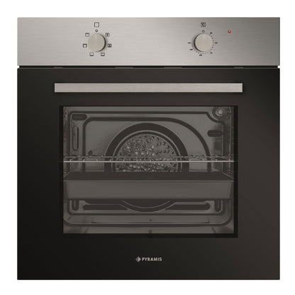 Cuptor electric Pyramis 731006 SK Inox, 6 functii, clasa A, 73 litri, butoane rotative - EpicHome.ro