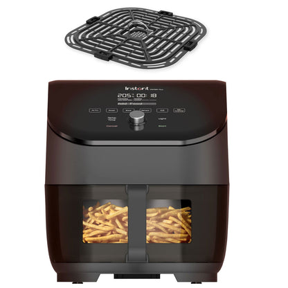 Friteuza cu aer cald, fara ulei, Instant Vortex Plus 6 Clear Cook, Ecran digital, Cos detasabil, 6 functii de gatire, Capacitate 5.7 litri, 1700W - EpicHome