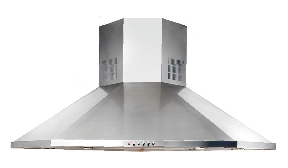 Hota de colt Pyramis KA142 Inox, 1 motor turbo, butoane pivotante, 645m³h - EpicHome.ro