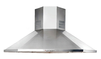 Hota de colt Pyramis KA142 Inox, 1 motor turbo, butoane pivotante, 645m³h - EpicHome.ro