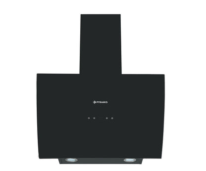 Hota decor Pyramis ATD, 1 motor turbo, touch control, sticla curbata, 596m³h - EpicHome.ro