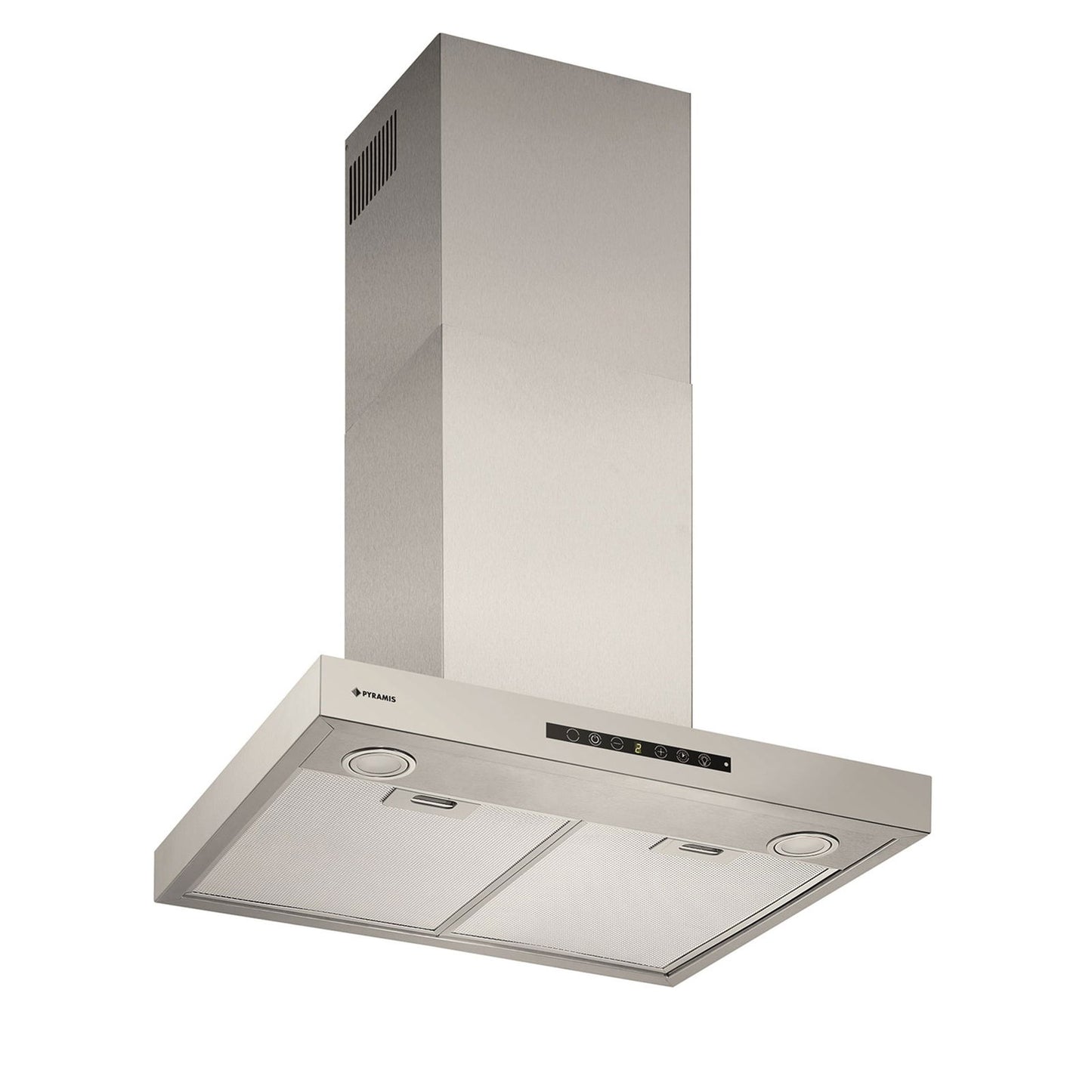 Hota decor Pyramis Agilo NT Inox, 1 motor turbo, 679m³h, Touch control, Timer, Display - EpicHome