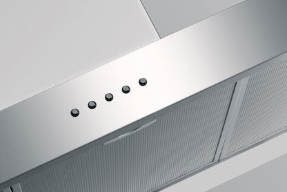 Hota decor Pyramis LEVE, 1 motor, INOX, butoane pivotante, 379m³h - EpicHome.ro