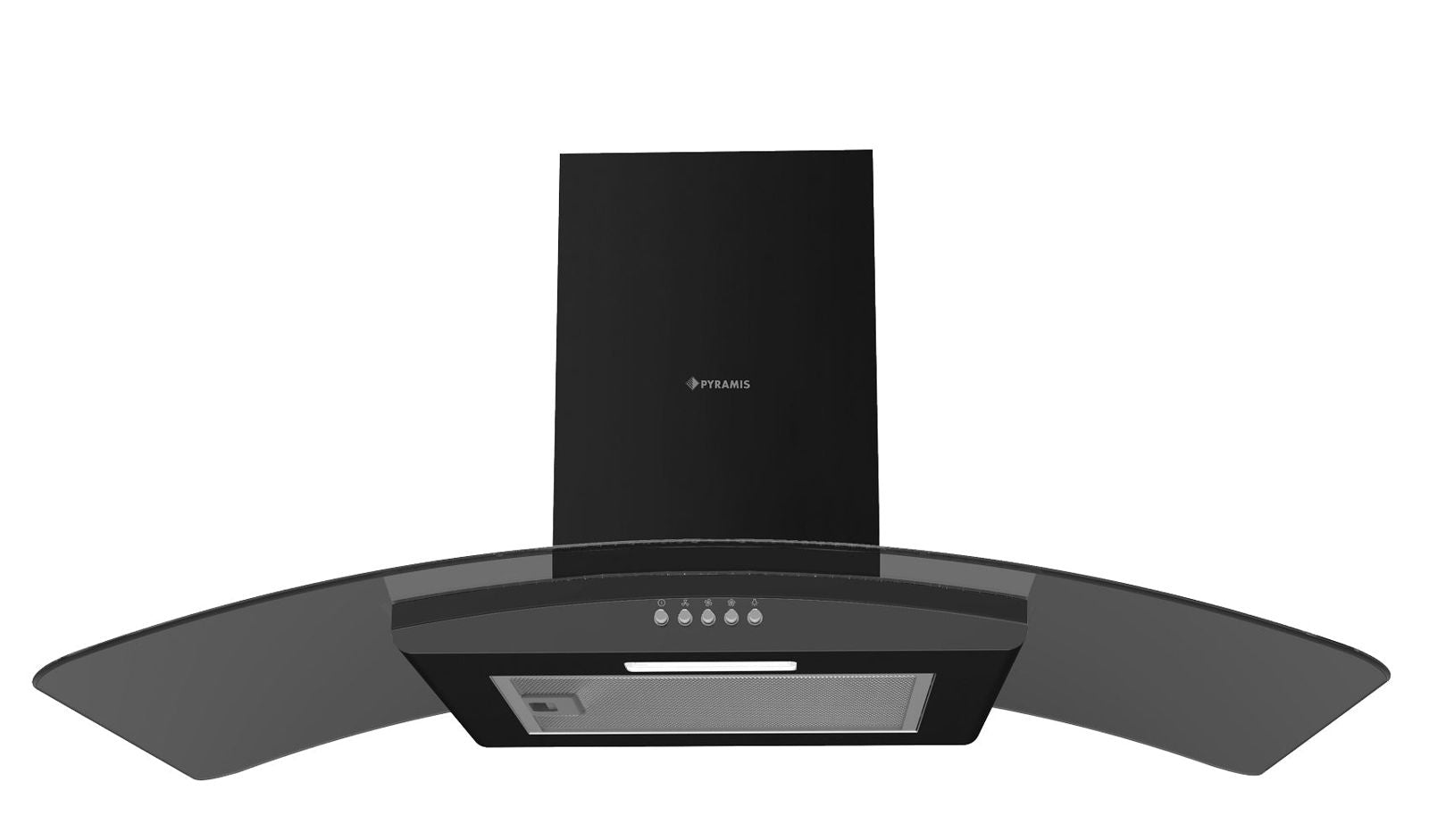 Hota decor Pyramis MD Elegant, 1 motor, butoane pivotante, 403m³h - EpicHome.ro