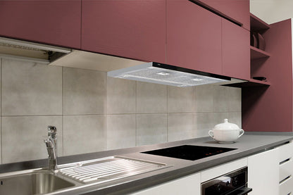 Hota itegrated Pyramis EMOTION Electronic Control, 1 motor Turbo, 703m³h, Inox, 90cm - EpicHome.ro