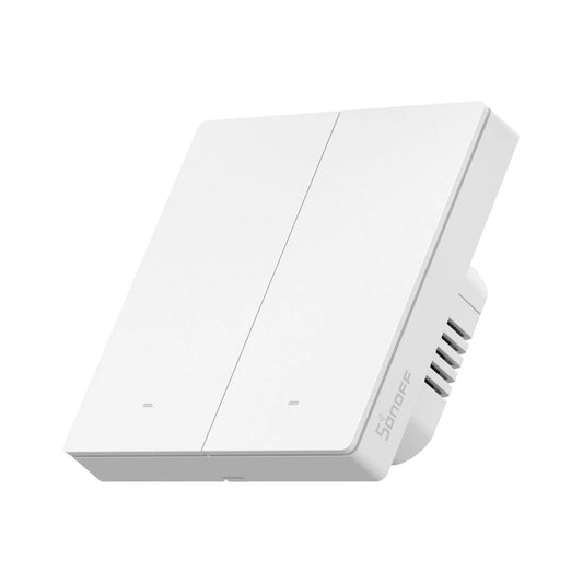 Intrerupator smart Sonoff T5-2C-86, Wireless cu full touch (2 canale), lumina LED 5A/1200W - EpicHome.ro