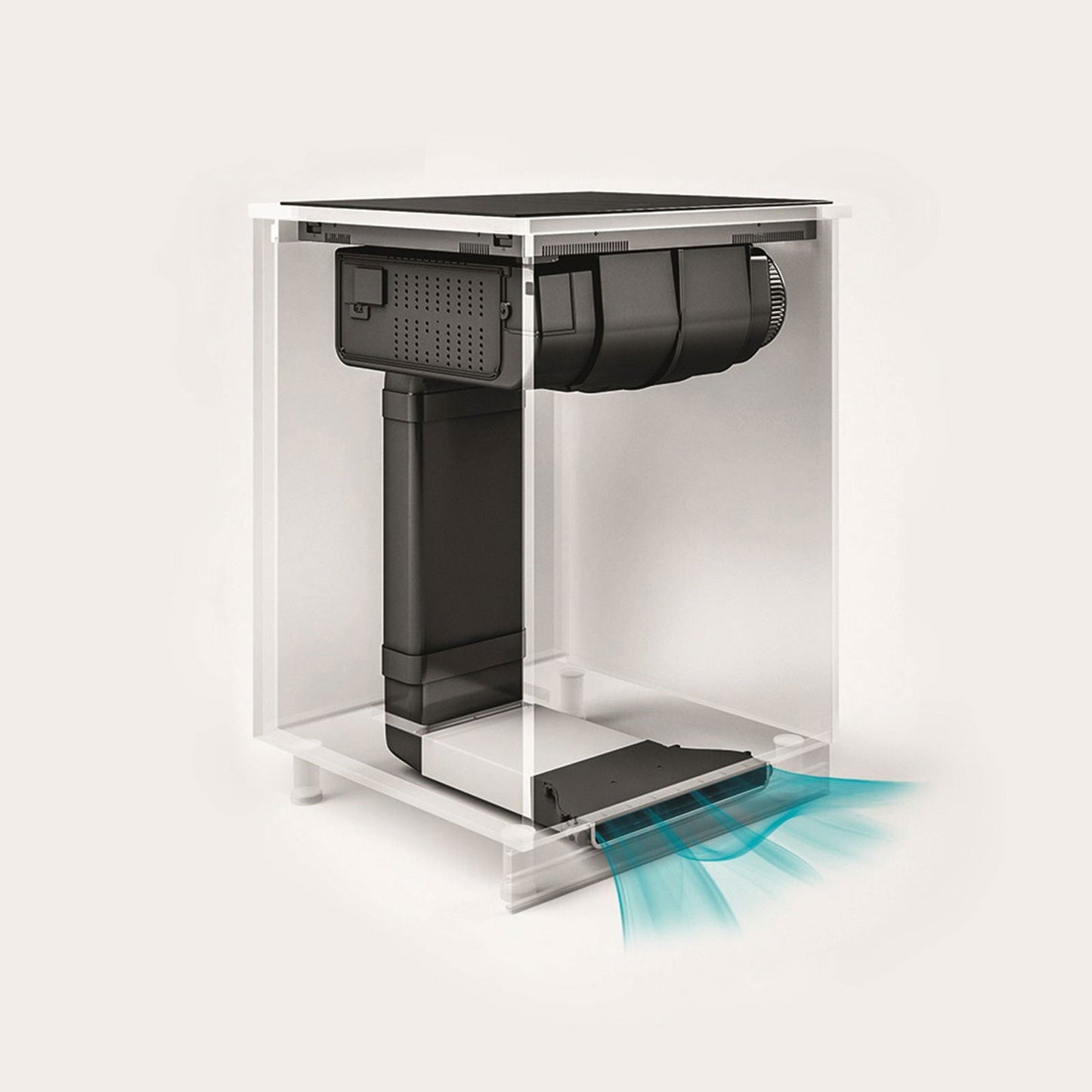 Kit evacuare down air Pyramis ABYSSO filtre de carbon ceramice regenerabile incluse - EpicHome